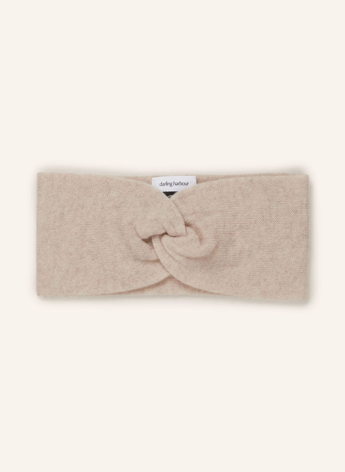 Darling Harbour Stirnband Aus Cashmere beige von darling harbour