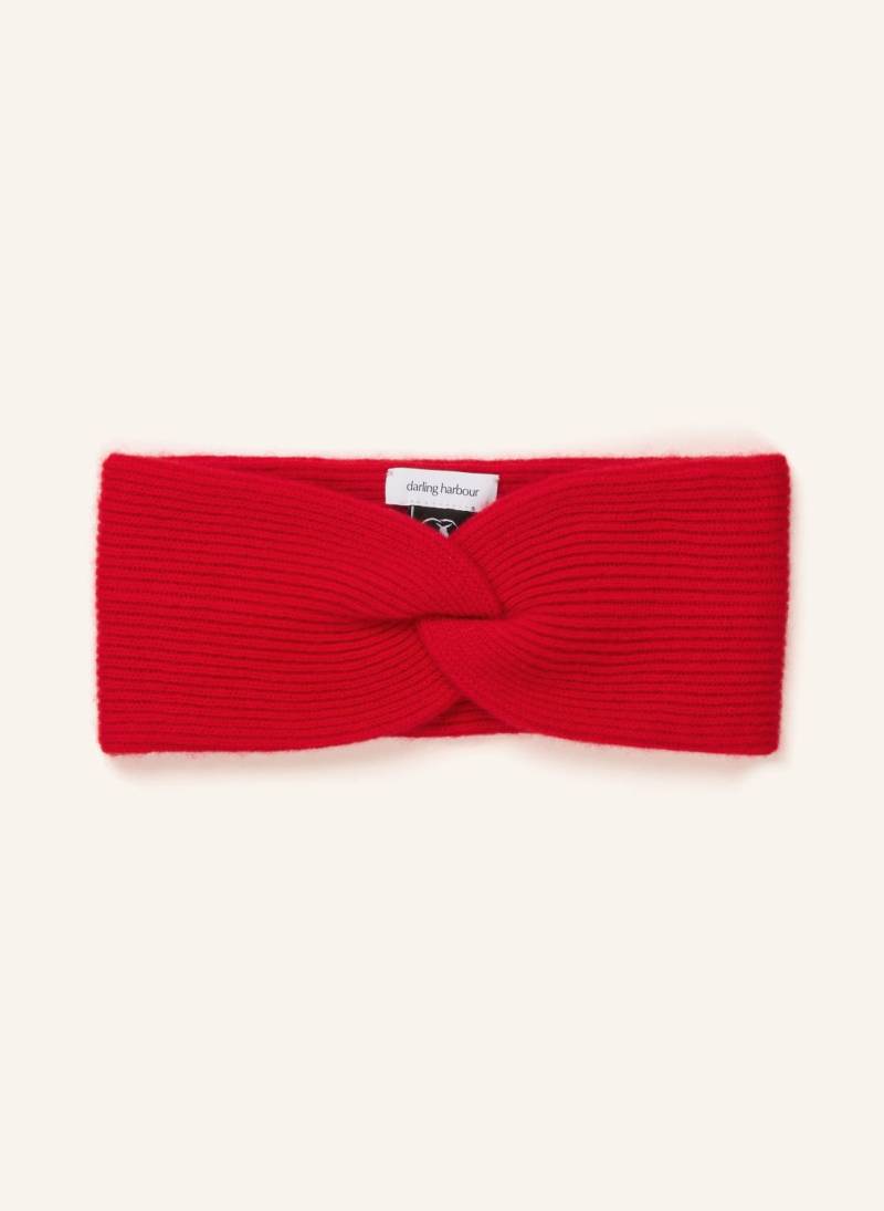 Darling Harbour Stirnband Aus Cashmere rot von darling harbour