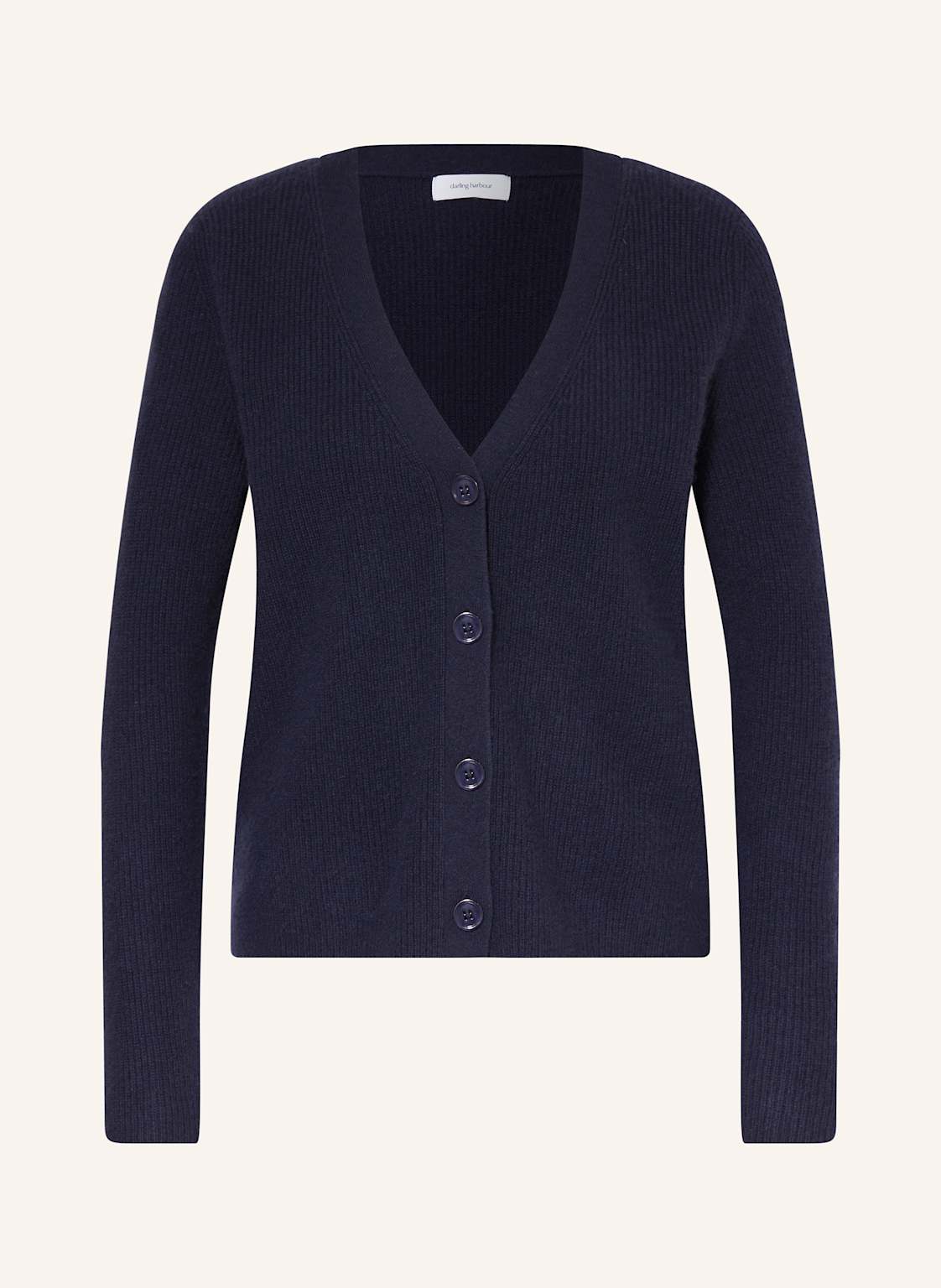 Darling Harbour Strickjacke Aus Cashmere blau von darling harbour