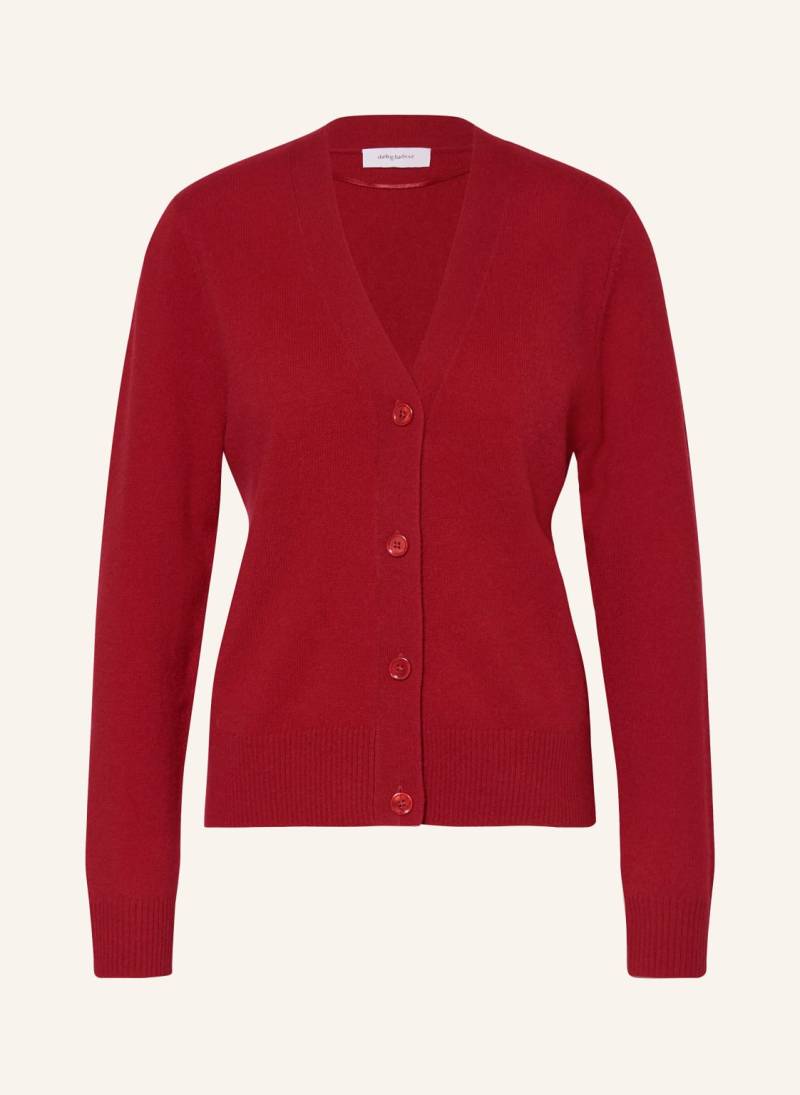 Darling Harbour Strickjacke Aus Cashmere rot von darling harbour