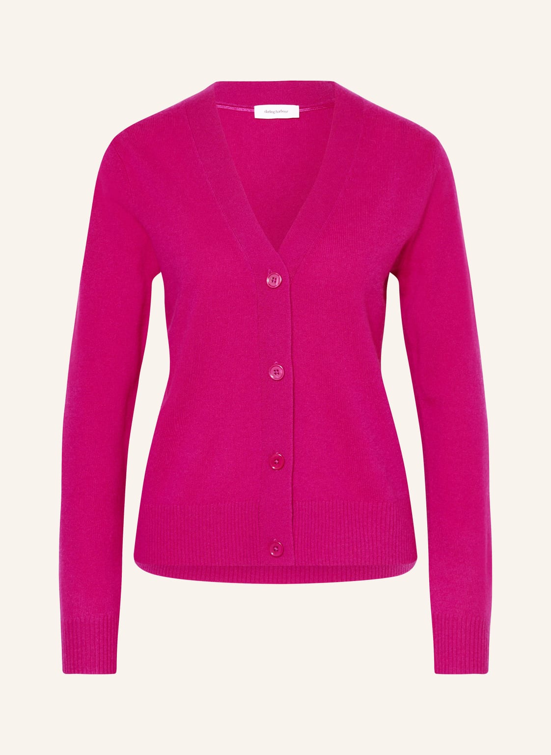 Darling Harbour Strickjacke Aus Cashmere rot von darling harbour