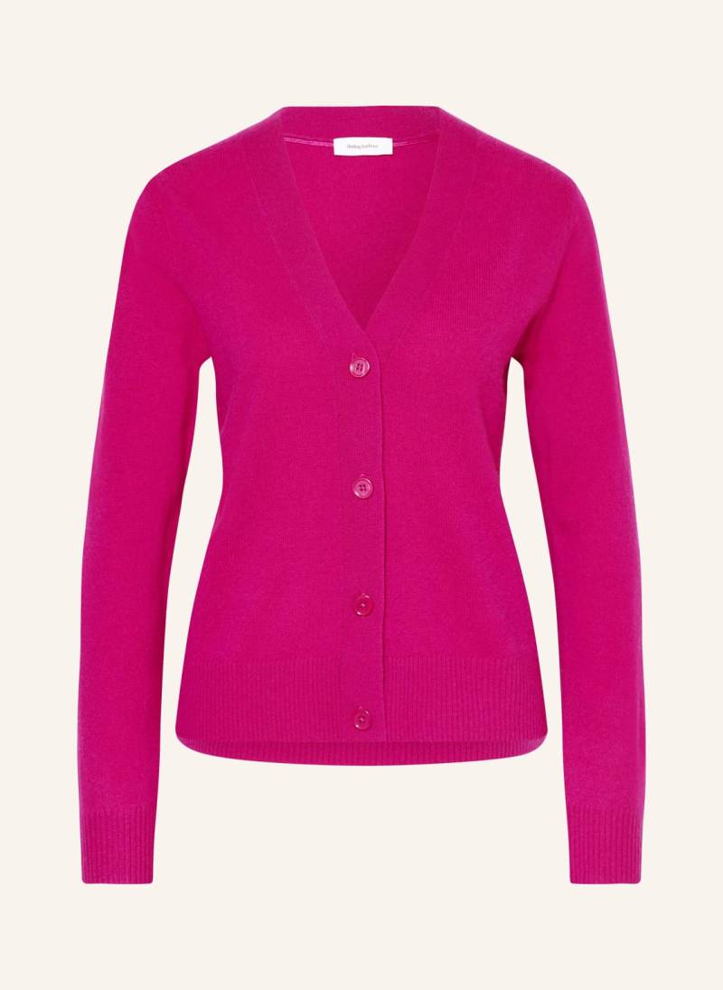 Darling Harbour Strickjacke Aus Cashmere rot von darling harbour