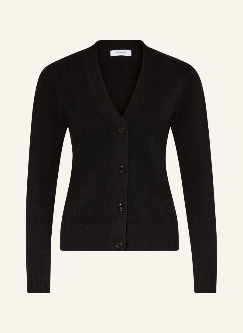 Darling Harbour Strickjacke Aus Cashmere schwarz von darling harbour