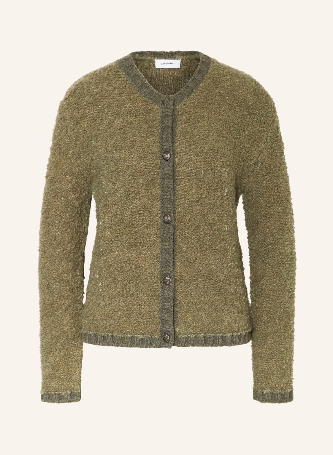 Darling Harbour Strickjacke Aus Teddyfell gruen Darling Harbour Strickjacke Aus Teddyfell gruen von darling harbour