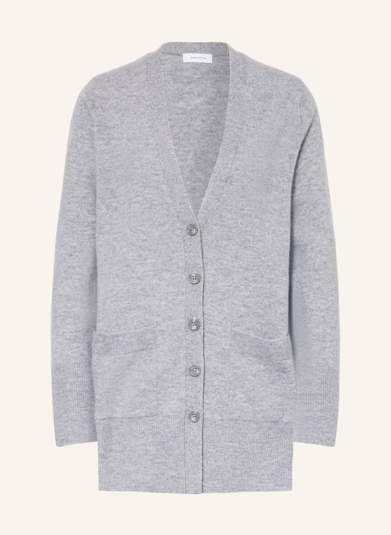 Darling Harbour Strickjacke Mit Cashmere grau von darling harbour