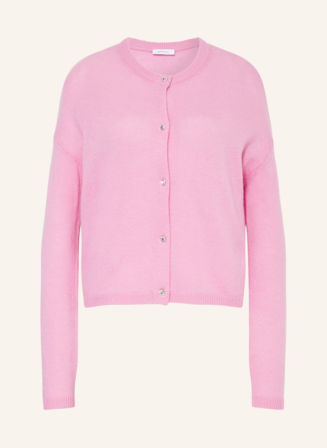 Darling Harbour Strickjacke Mit Cashmere rosa von darling harbour