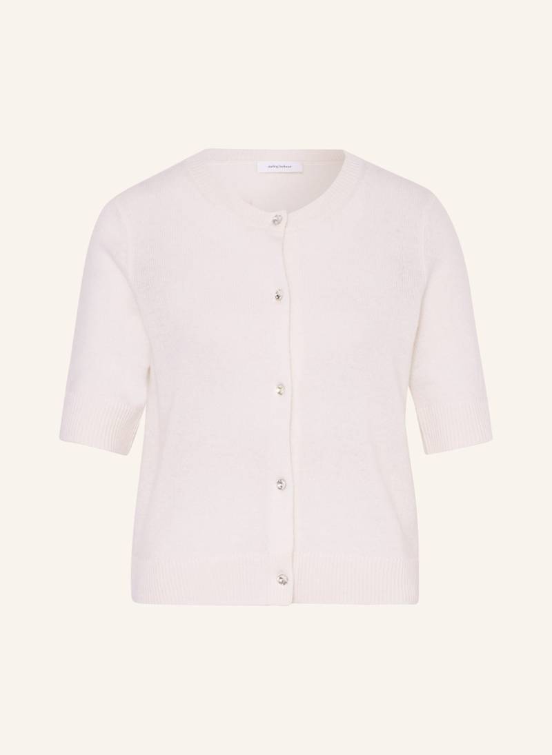 Darling Harbour Strickjacke Mit Cashmere weiss von darling harbour