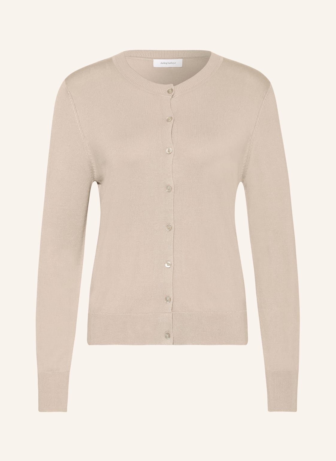 Darling Harbour Strickjacke beige von darling harbour