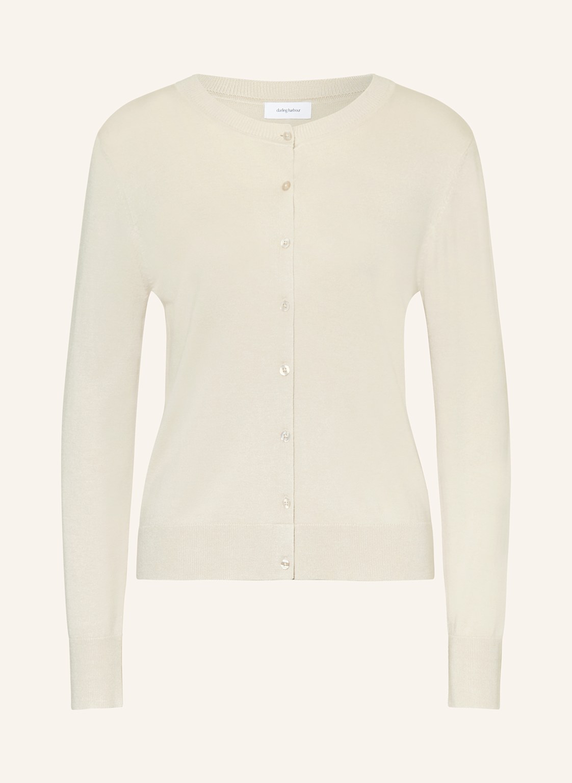 Darling Harbour Strickjacke beige von darling harbour