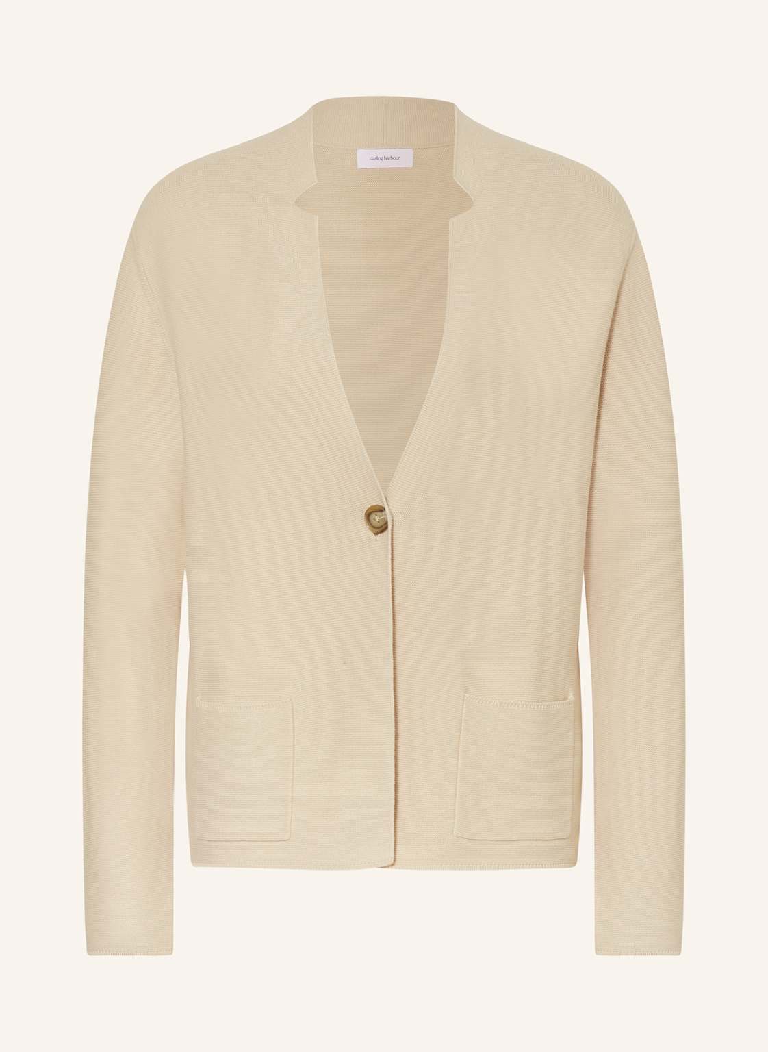 Darling Harbour Strickjacke beige von darling harbour