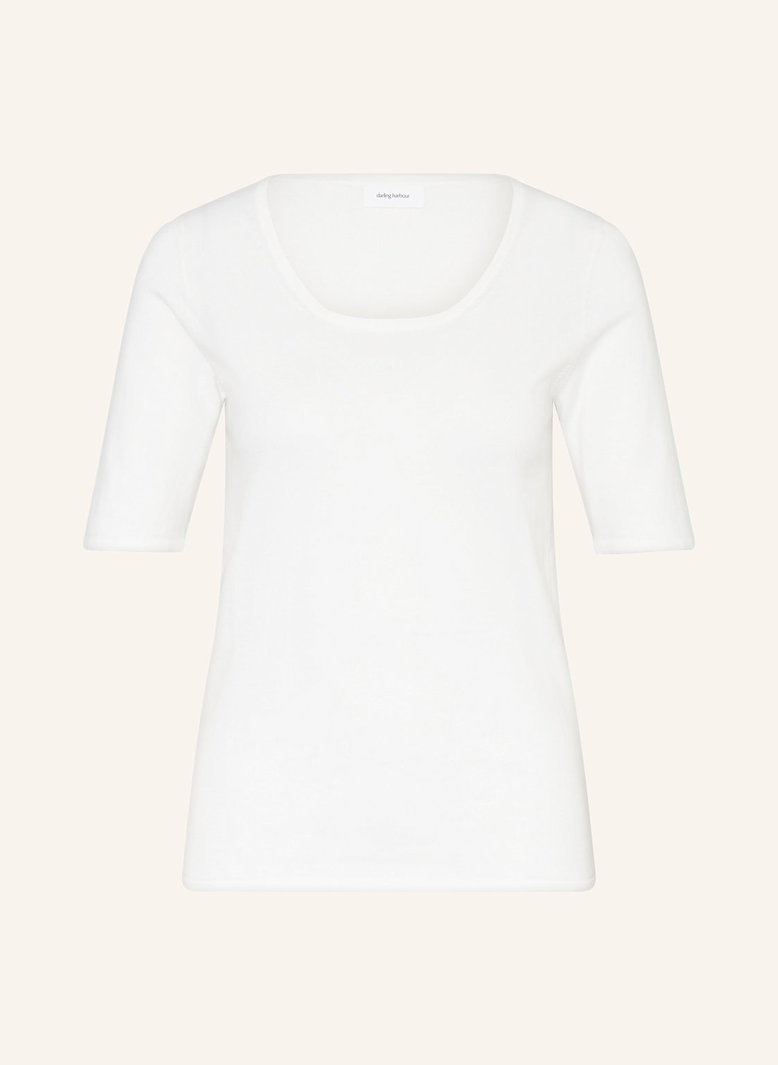 Darling Harbour Strickshirt weiss von darling harbour