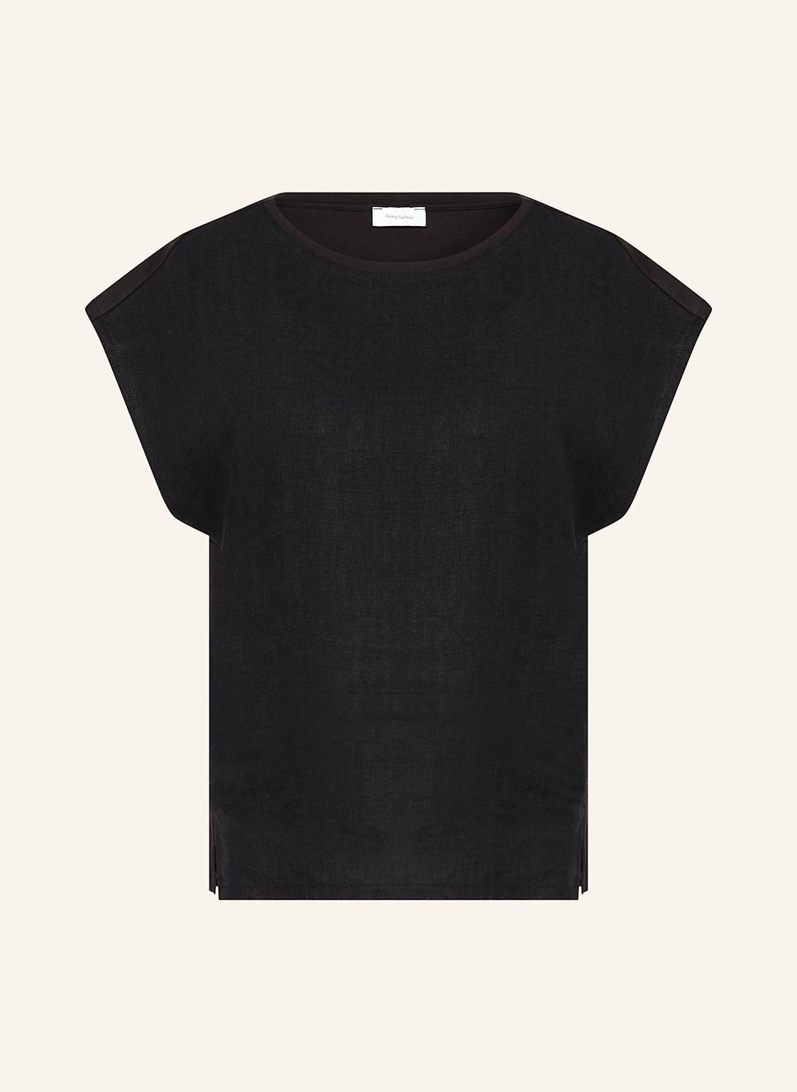 Darling Harbour T-Shirt Aus Leinen schwarz Darling Harbour T-Shirt Aus Leinen schwarz von darling harbour