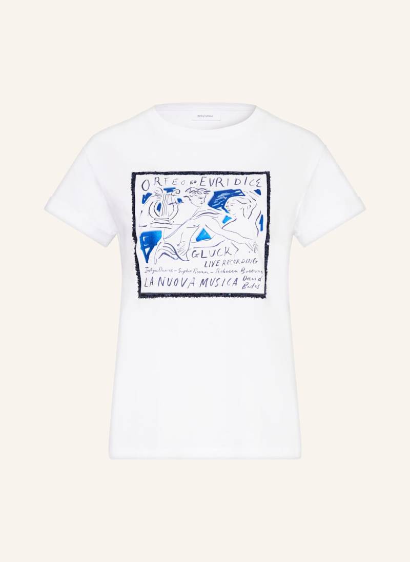 Darling Harbour T-Shirt Mit Pailletten weiss von darling harbour