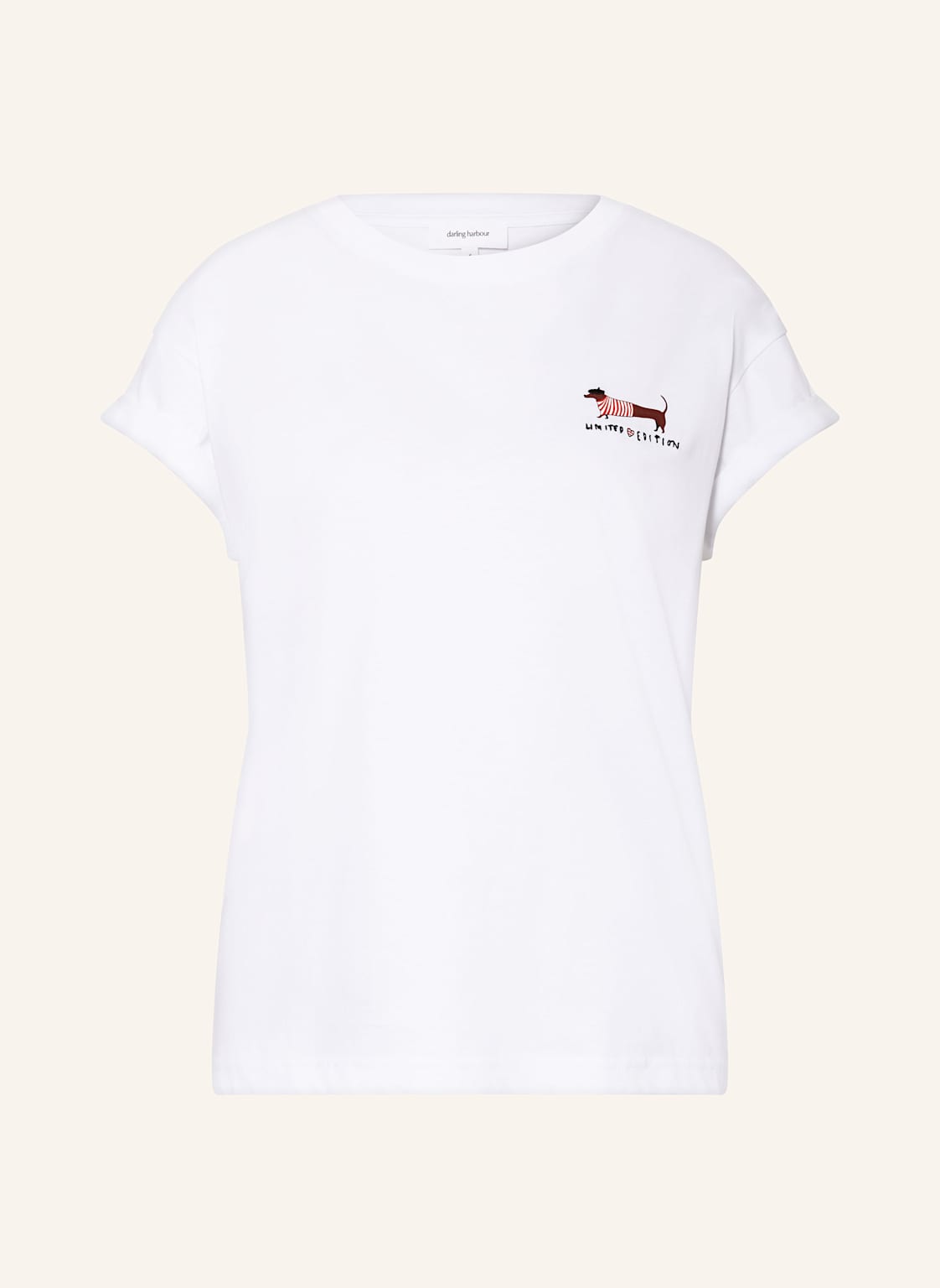 Darling Harbour T-Shirt weiss von darling harbour