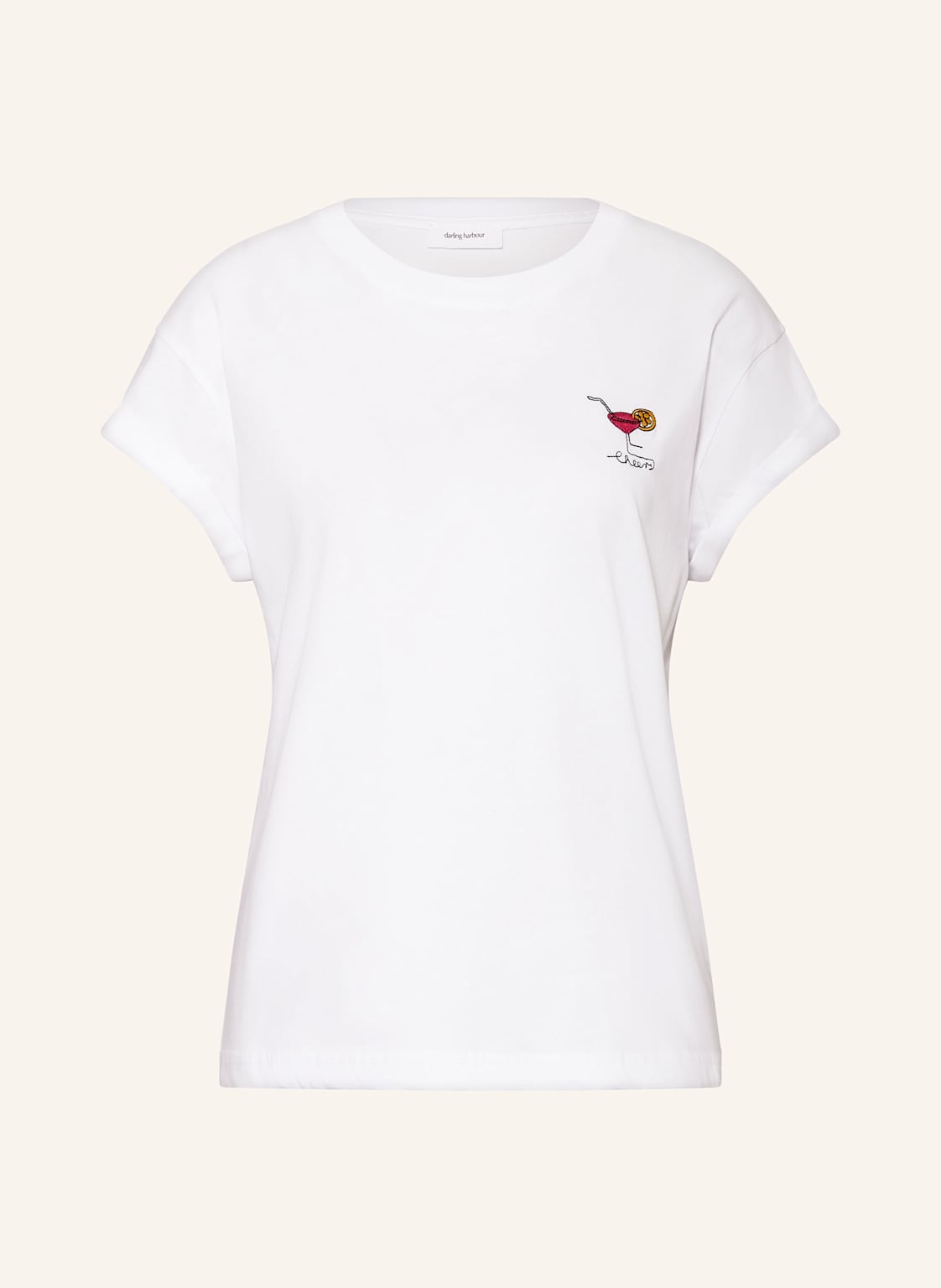 Darling Harbour T-Shirt weiss von darling harbour