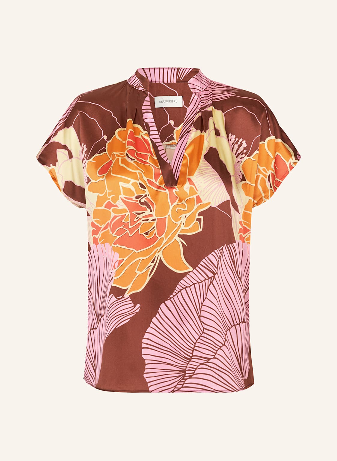 Dea Kudibal Blusenshirt Melita Aus Seide braun von dea kudibal