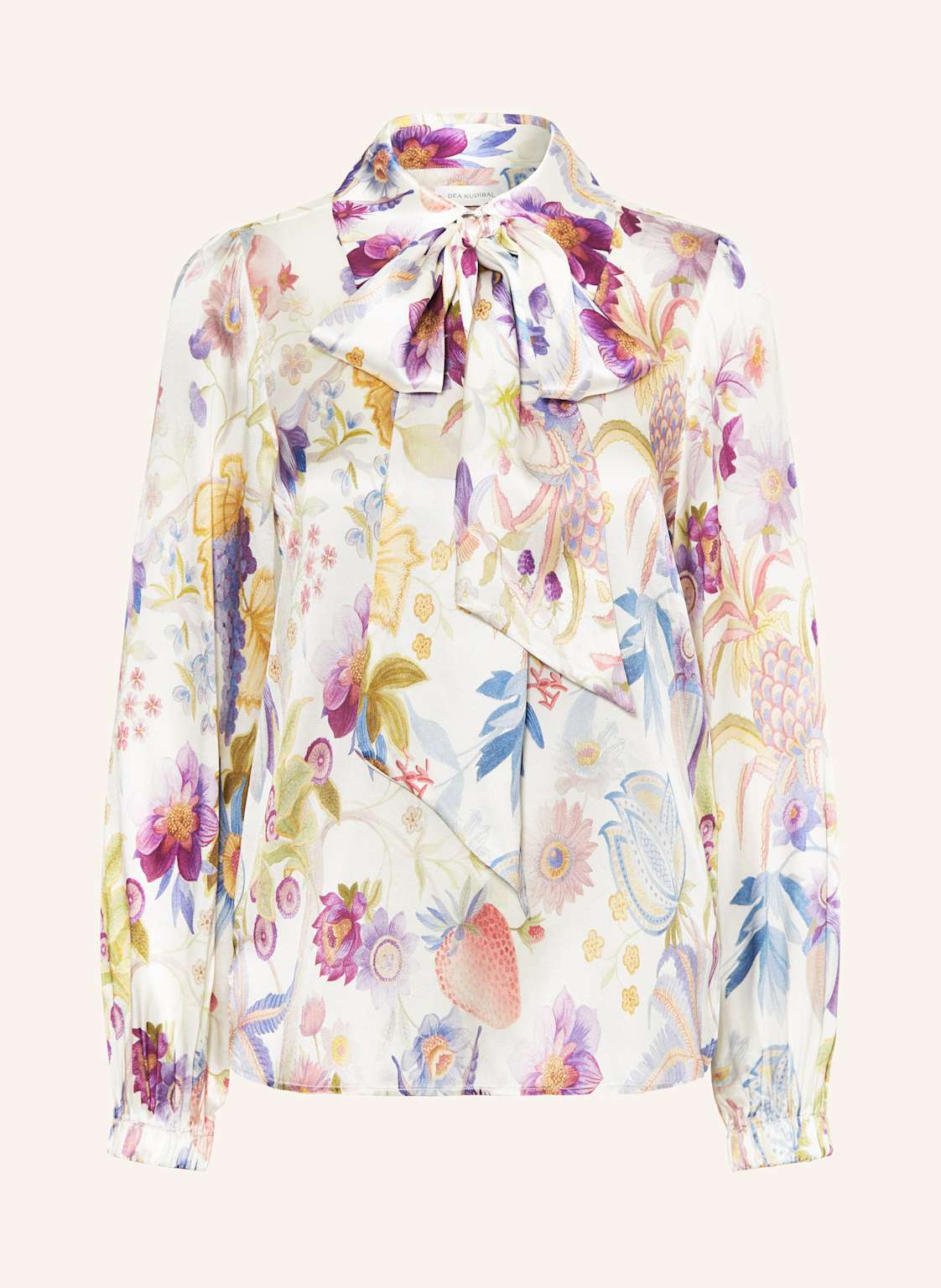 Dea Kudibal Schluppenbluse Kikki Aus Satin weiss von dea kudibal