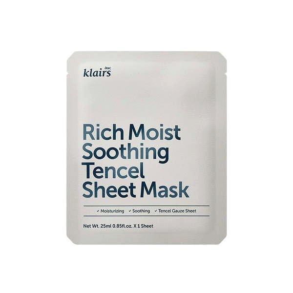 Rich Moist Soothing Tencel Sheet Mask Damen  25ml von dear, Klairs