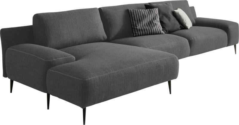 designwerk Ecksofa »Forma, zeitloses Designsofa mit aktuellem Fuss, L-Form«, in hochwertiger Verarbeitung und tollem Sitzkomfort von designwerk