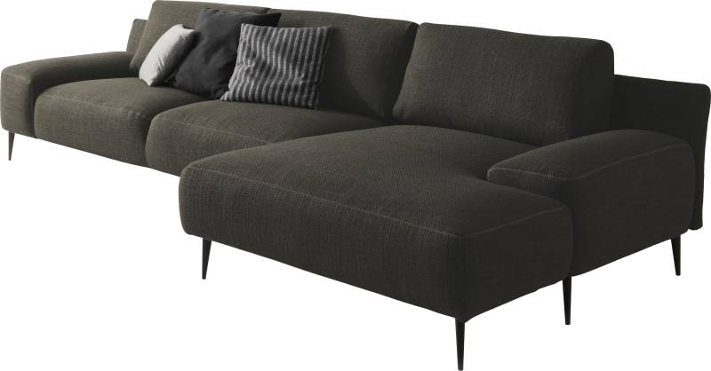 designwerk Ecksofa »Forma, zeitloses Designsofa mit aktuellem Fuss, L-Form«, in hochwertiger Verarbeitung und tollem Sitzkomfort von designwerk