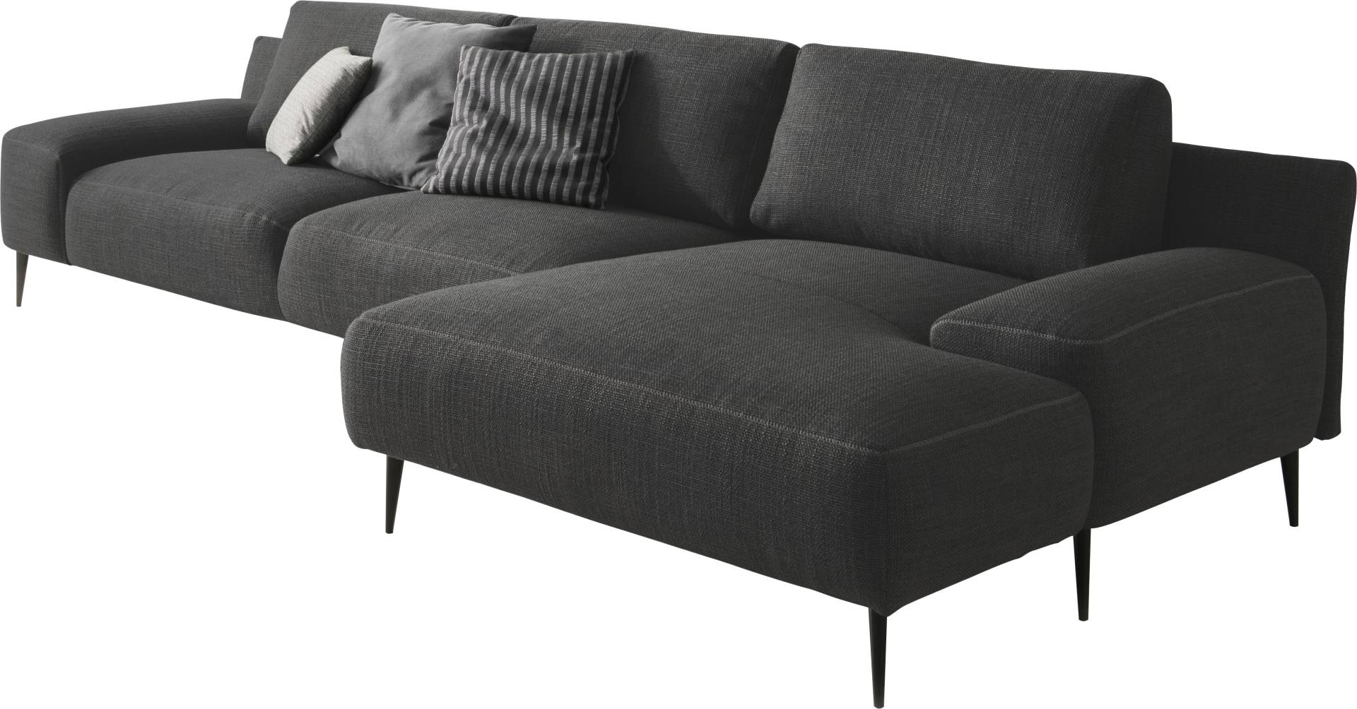 designwerk Ecksofa »Forma, zeitloses Designsofa mit aktuellem Fuss, L-Form«, in hochwertiger Verarbeitung und tollem Sitzkomfort von designwerk