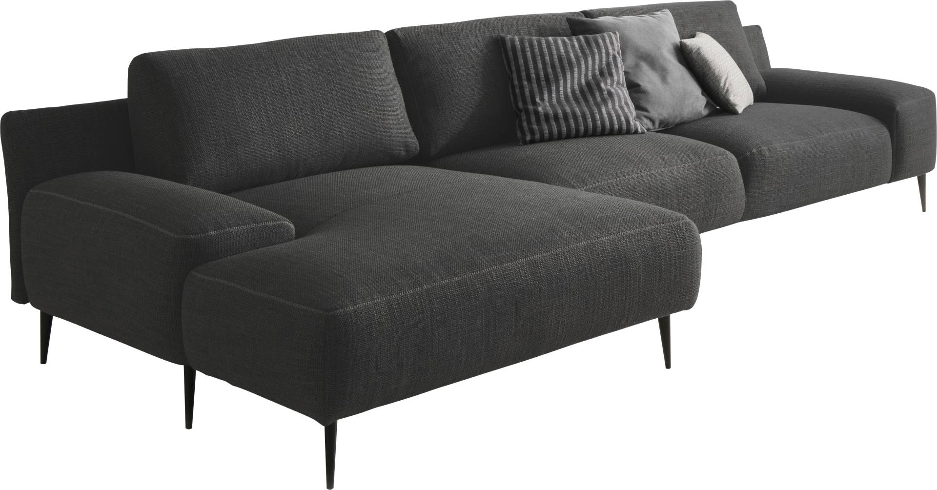 designwerk Ecksofa »Forma, zeitloses Designsofa mit aktuellem Fuss, L-Form«, in hochwertiger Verarbeitung und tollem Sitzkomfort von designwerk