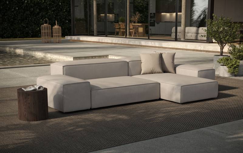 designwerk Ecksofa »Puzzle, Designsofa für Indoor und Outdoor, bequem, modular«, wasserabweisend und strapazierfähig von designwerk