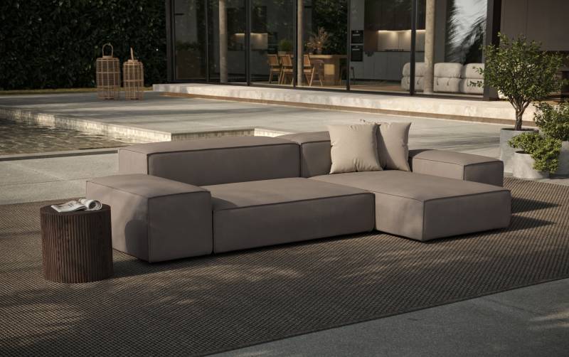 designwerk Ecksofa »Puzzle, Designsofa für Indoor und Outdoor, bequem, modular«, wasserabweisend und strapazierfähig von designwerk