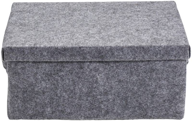 diaqua® Aufbewahrungsbox »Stone 31 x 21 x 14 cm, Grau«, (1 St.) von diaqua®