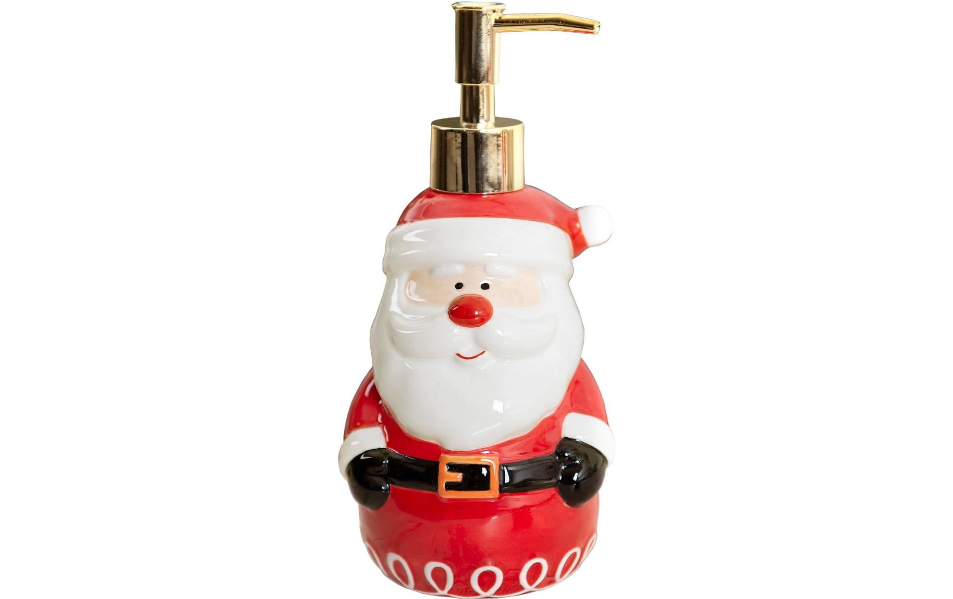 diaqua® Seifenspender »Santa Claus 390 ml, Rot/Schwarz/Weiss« von diaqua®