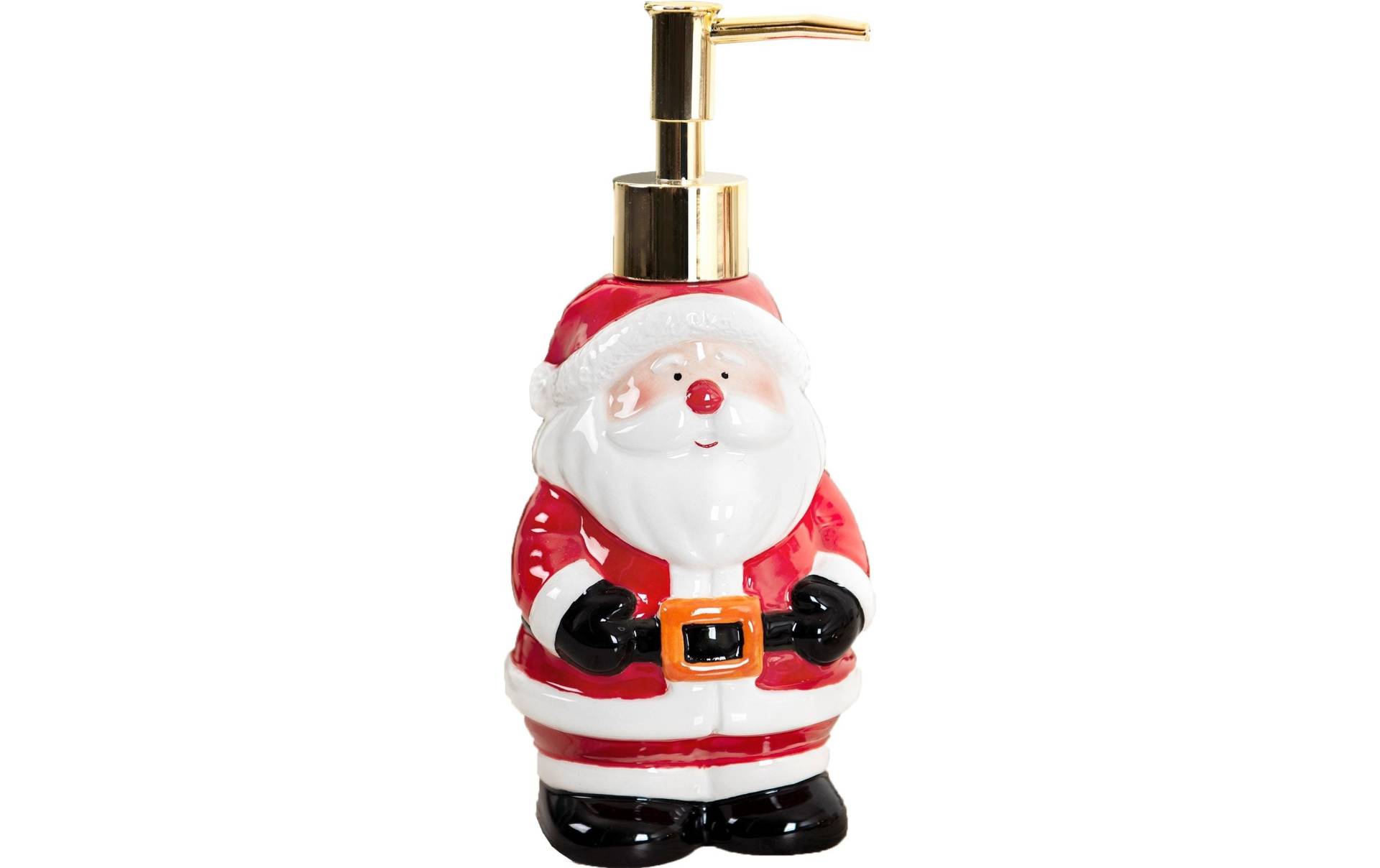 diaqua® Seifenspender »Santa Claus 420 ml, Rot/Schwarz/Weiss« von diaqua®