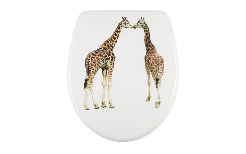 diaqua® WC-Sitz »Nice Giraffe Absenkautomatik, Weiss« von diaqua®