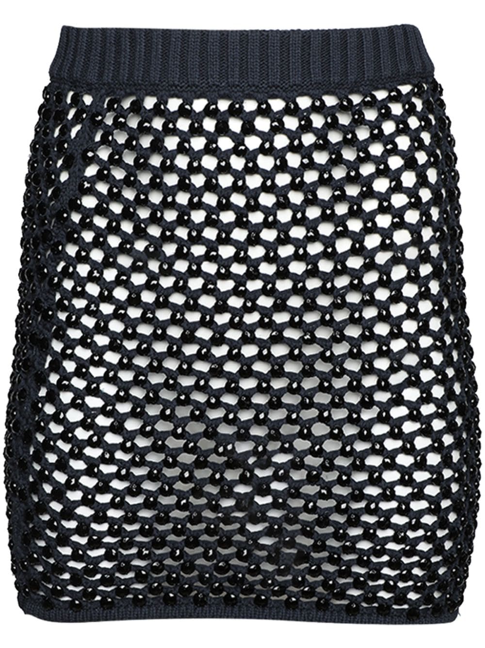 diotima crystal-embellished mesh skirt - Blue von diotima