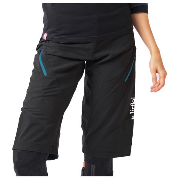 dirtlej - Women's Trailscout Summer - Velohose Gr M schwarz von dirtlej