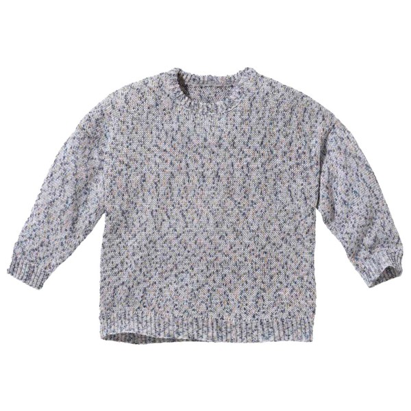 disana - Kid's Baumwoll-Pullover Spray - Pullover Gr 134/140 grau von disana