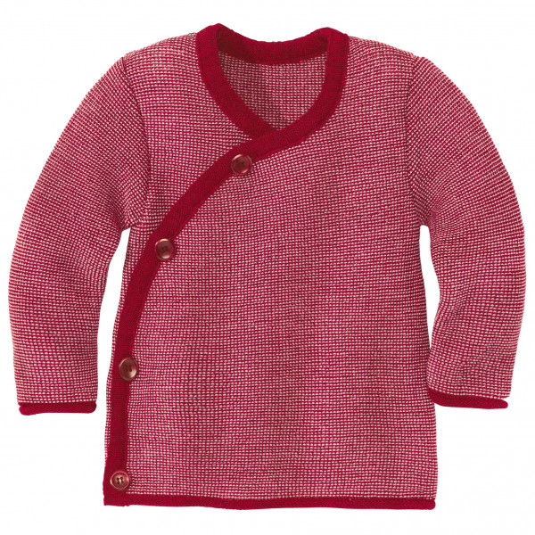 disana - Kid's Melange-Jacke - Merinojacke Gr 50/56;62/68;74/80;86/92;98/104 beige;braun;rosa/braun;türkis von disana