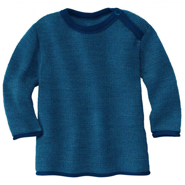 disana - Kid's Melange-Pullover - Merinopullover Gr 50/56;62/68;74/80;86/92;98/104 beige;blau;grau/beige;oliv;rosa;rot;türkis von disana