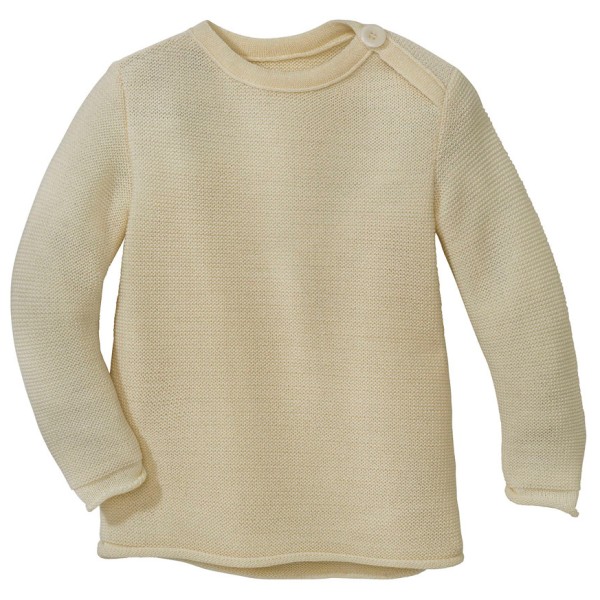 disana - Kid's Melange-Pullover - Merinopullover Gr 50/56 beige von disana