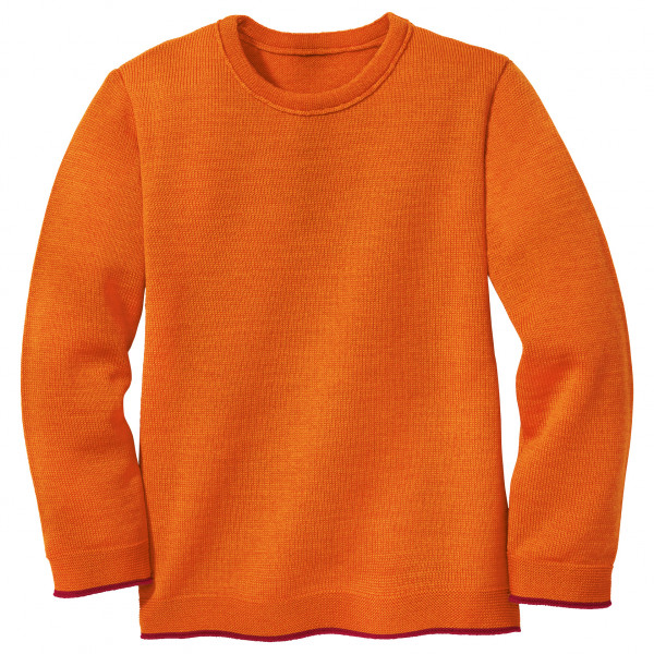 disana - Kid's Strick-Pullover Gr 110/116 orange von disana