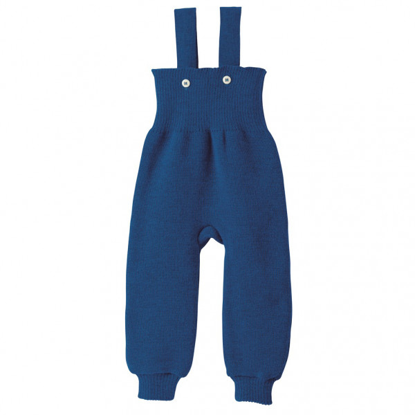 disana - Kid's Strick-Trägerhose - Overall Gr 50/56 blau von disana