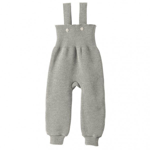 disana - Kid's Strick-Trägerhose - Overall Gr 50/56 grau von disana