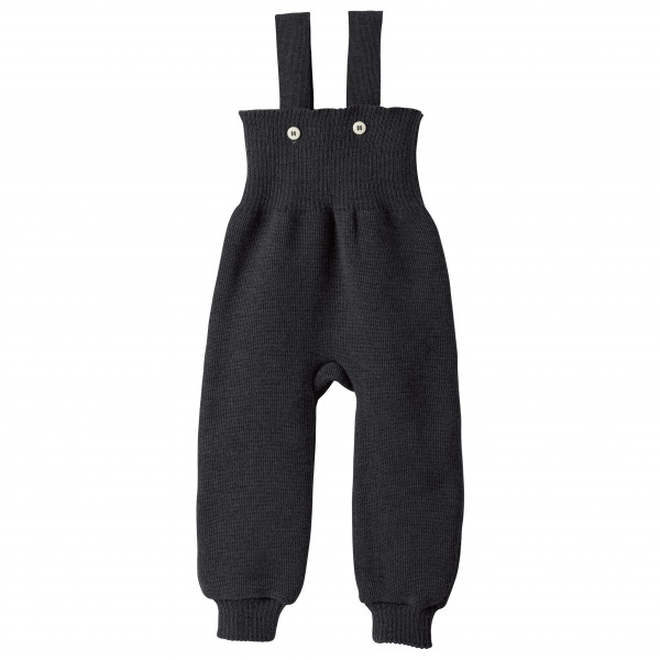 disana - Kid's Strick-Trägerhose - Overall Gr 50/56 schwarz von disana