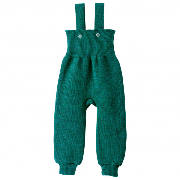 disana - Kid's Strick-Trägerhose - Overall Gr 50/56 türkis/grün von disana