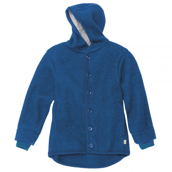 disana - Kid's Walk-Jacke - Wolljacke Gr 110/116 blau von disana