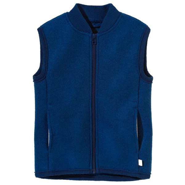 disana - Kid's Walk-Weste - Merinogilet Gr 110/116 blau von disana