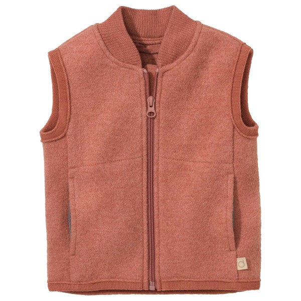 disana - Kid's Walk-Weste - Merinogilet Gr 110/116 rosa von disana