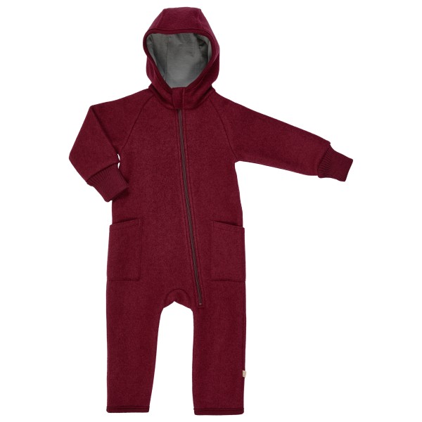 disana - Kid's Zipp-Overall - Overall Gr 62/68 rot von disana