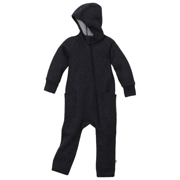 disana - Kid's Zipp-Overall - Overall Gr 62/68 schwarz von disana