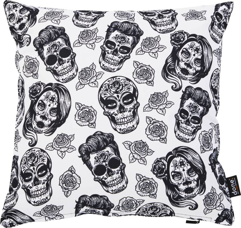 done.® Dekokissen »Panama Print Skulls«, Beidseitig bedruckte Kissenhüle ohne Füllung, 1 Stück von done.®