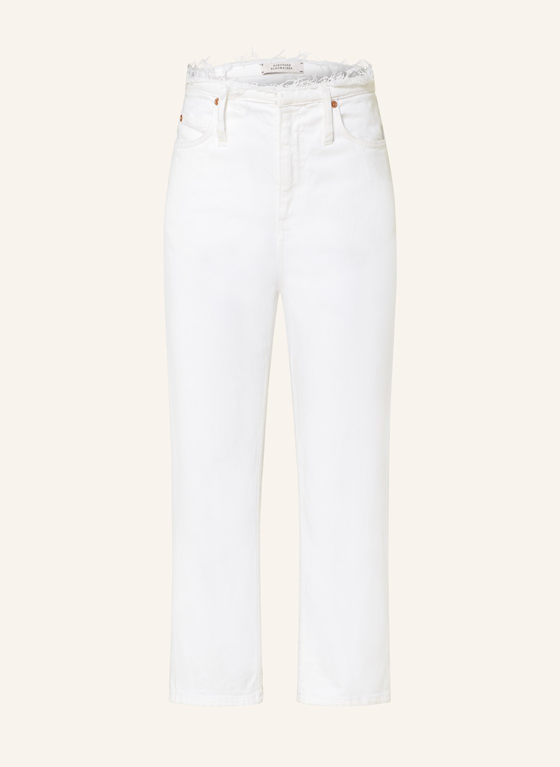 Dorothee Schumacher 3/4-Jeans Denim Attraction weiss von dorothee schumacher